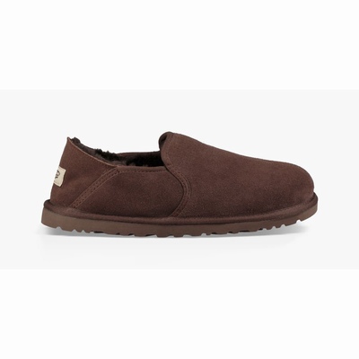 Chinelos UGG Kenton Homem Chocolate | PT-AHPJX